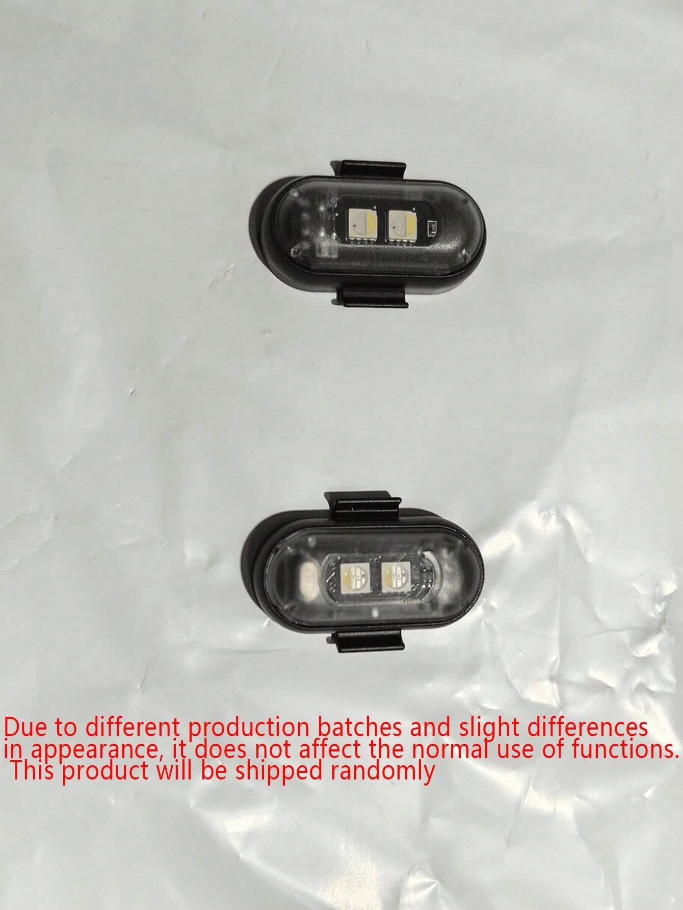 Waterproof RGB LED Warning Light Kit for Motorcycles, Remote Control, Ambiance Light, Mini LED Indicator with USB Port, Night Warning Light for Cars and Drones