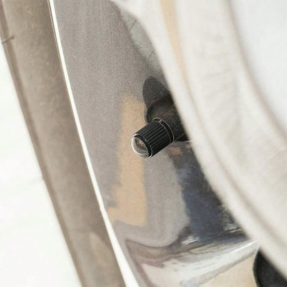 10/20 Tire Valve Caps, Universal Dust Caps - Black Steam Caps - For Car Tires, Bicycles, Bikes, Motorcycles,Escooters