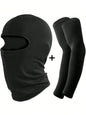 Balaclava Face Mask+Arm Sleeves Set, Summer Cooling Neck Gaiter, UV Protector Motorcycle Ski Scarf For Men/Women Summer UV Protection Full Head Mask Neck Cover For Driving Cycling