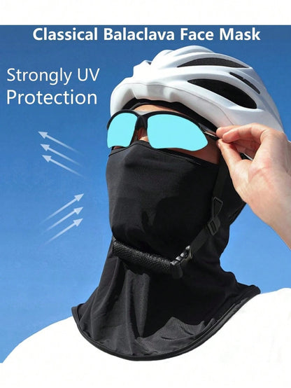Balaclava Face Mask+Arm Sleeves Set, Summer Cooling Neck Gaiter, UV Protector Motorcycle Ski Scarf For Men/Women Summer UV Protection Full Head Mask Neck Cover For Driving Cycling