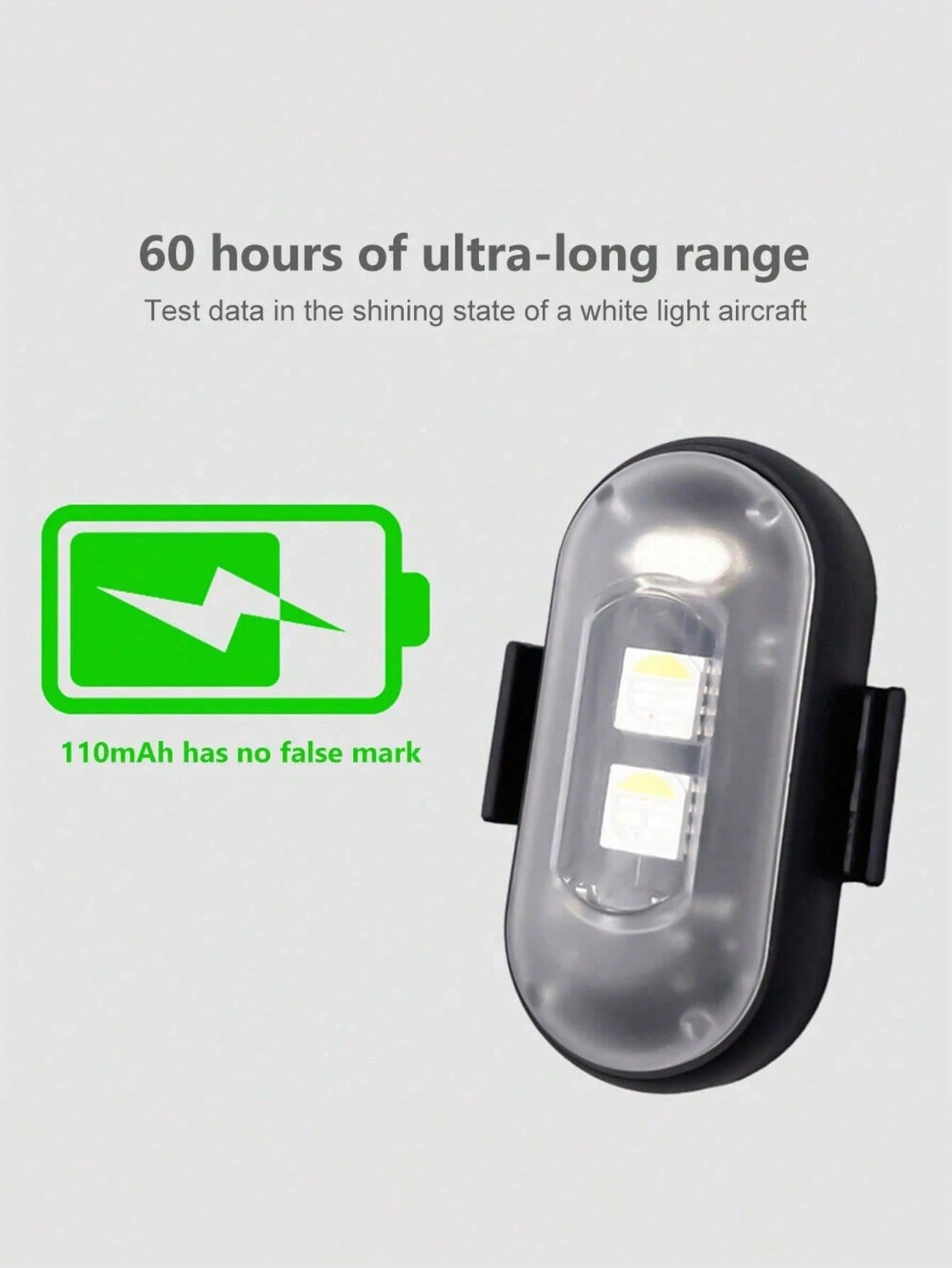 Waterproof RGB LED Warning Light Kit for Motorcycles, Remote Control, Ambiance Light, Mini LED Indicator with USB Port, Night Warning Light for Cars and Drones