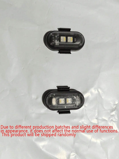 Waterproof RGB LED Warning Light Kit for Motorcycles, Remote Control, Ambiance Light, Mini LED Indicator with USB Port, Night Warning Light for Cars and Drones
