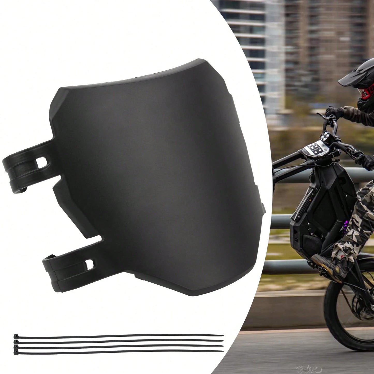 Motorcycle Front License Number Plate License Plates For Surron Light Bee S X Motorcross Off-Road Electric Bike Motorbike Parts