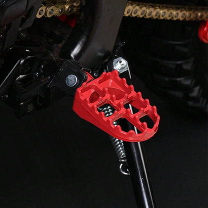 2pcs Motorcycle Footpegs Accessories, Offroad Footpegs, Motorcycle Upgrade Parts, Durable Aluminum Alloy Footpegs, Reinforced Structure, Lightweight Aluminum Alloy Material