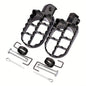 2pcs Motorcycle Footpegs Accessories, Offroad Footpegs, Motorcycle Upgrade Parts, Durable Aluminum Alloy Footpegs, Reinforced Structure, Lightweight Aluminum Alloy Material