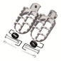 2pcs Motorcycle Footpegs Accessories, Offroad Footpegs, Motorcycle Upgrade Parts, Durable Aluminum Alloy Footpegs, Reinforced Structure, Lightweight Aluminum Alloy Material