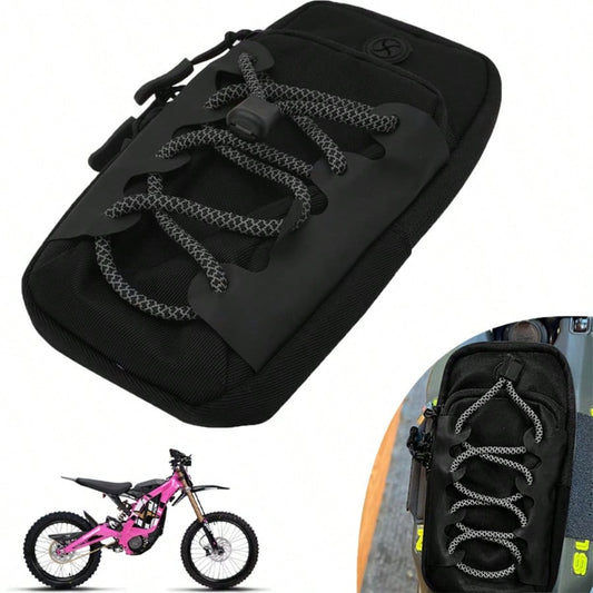 Arm Bag Motorcycle Front Cover Storage Frame Battery Pack Bag For Most Electric Dirtbike Tutti Soleil 01/Surron Light Ultra Hyper Bee/E Ride Pro S SS SR/Talaria MX3 MX4 MX5 Ebike
