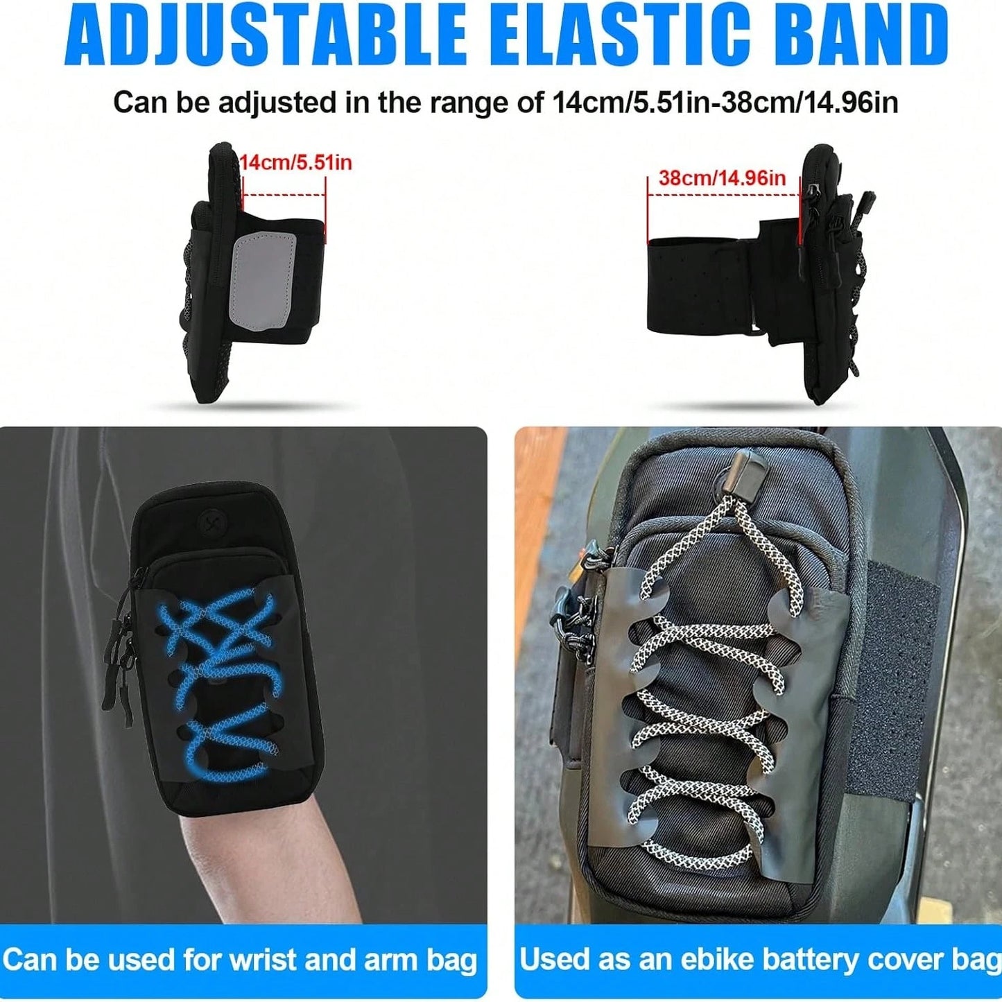 Arm Bag Motorcycle Front Cover Storage Frame Battery Pack Bag For Most Electric Dirtbike Tutti Soleil 01/Surron Light Ultra Hyper Bee/E Ride Pro S SS SR/Talaria MX3 MX4 MX5 Ebike