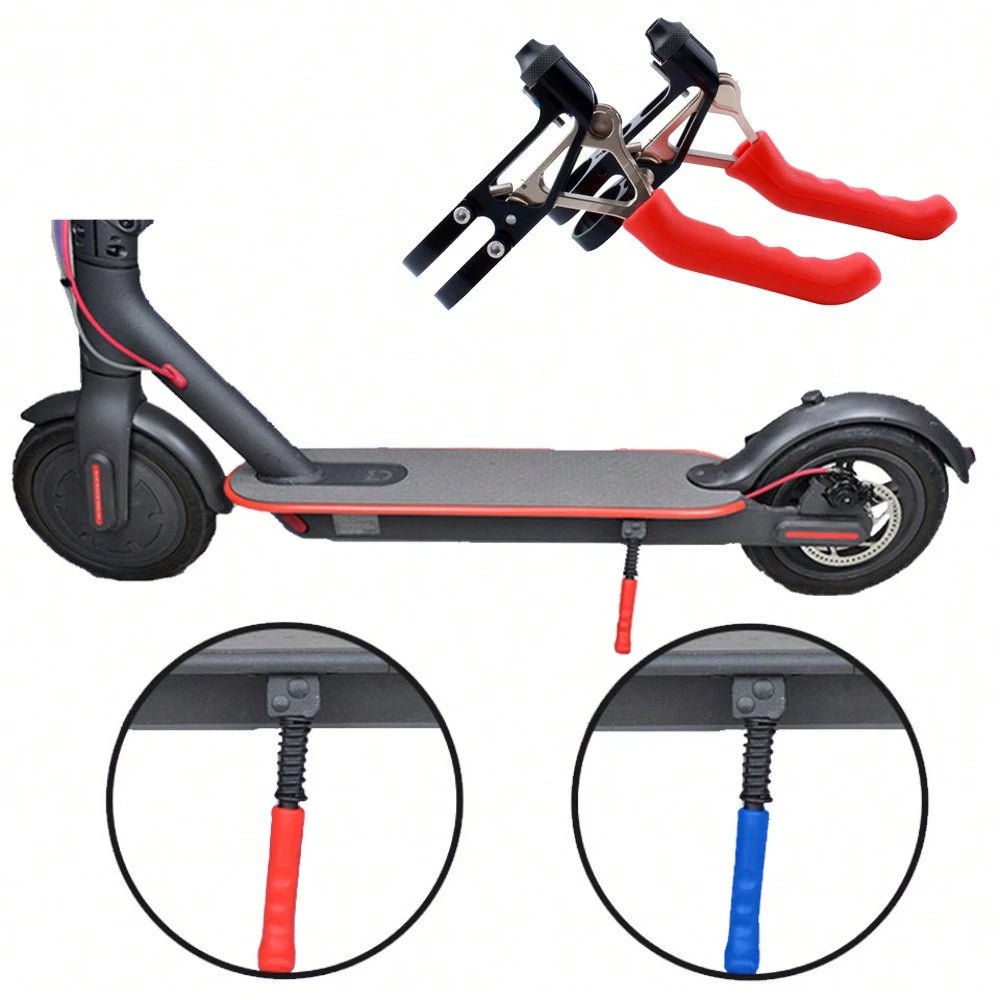 2pcs Electric Scooter Bicycle Brake Lever Grip Protector Cover, Non - Slip Silicone Sleeve Universal Brake Protection Handle Cover