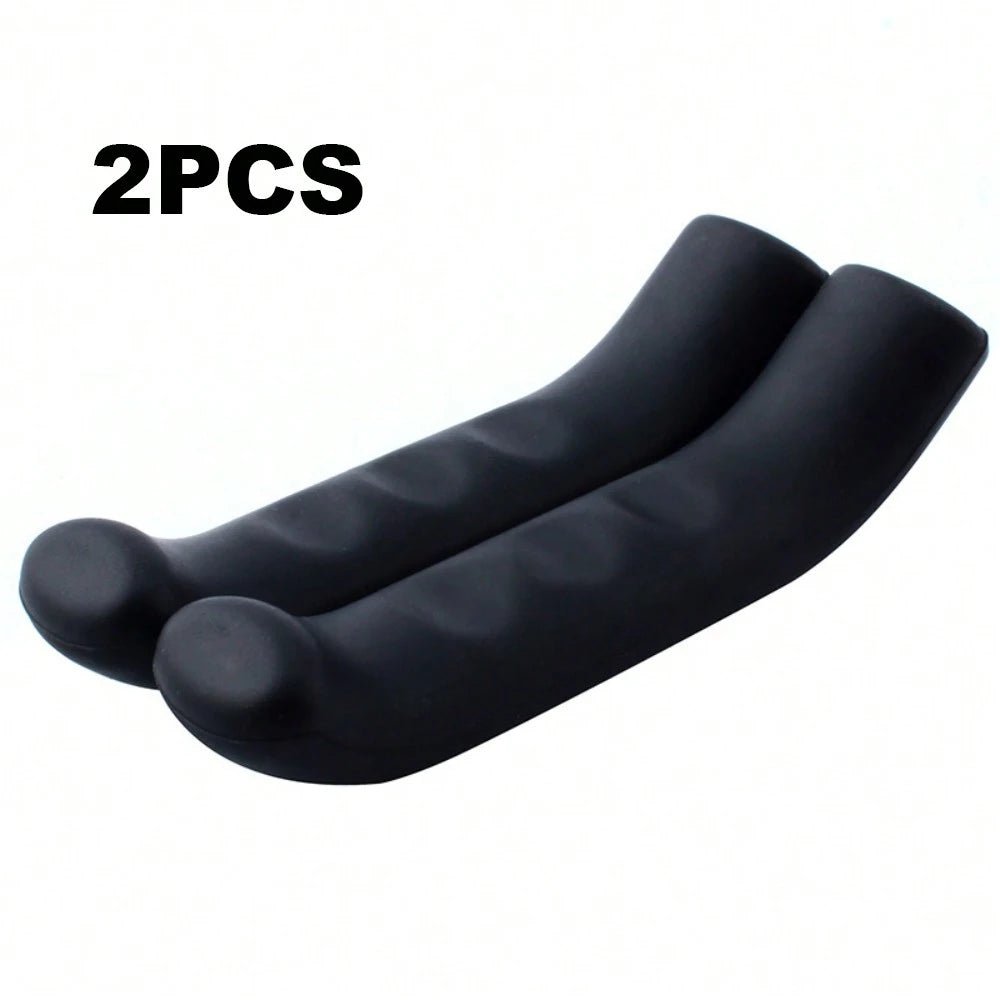 2pcs Electric Scooter Bicycle Brake Lever Grip Protector Cover, Non - Slip Silicone Sleeve Universal Brake Protection Handle Cover