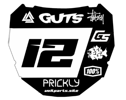 Custom ODI Number Plate Decal | Dirt Bike Plate Graphics Kit